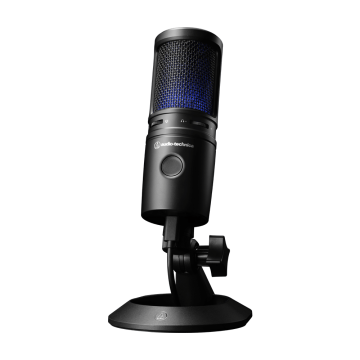 【audio-technica 鐵三角】電競直播聲創組合－USB麥克風+麥克風防震架+麥克風防噴罩